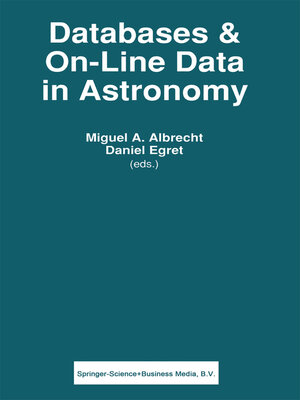 cover image of Databases & On-line Data in Astronomy